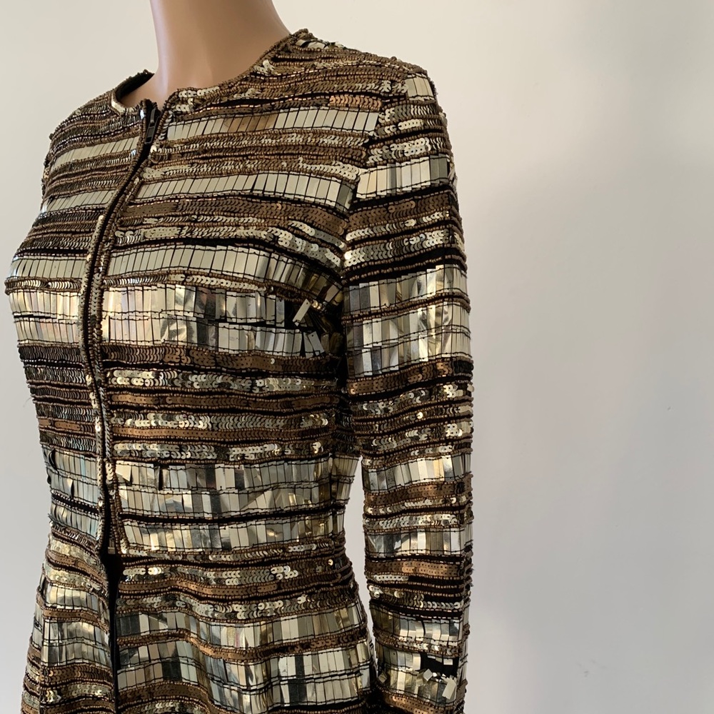 Beaded Gold Jacket - Picture 7 of 13